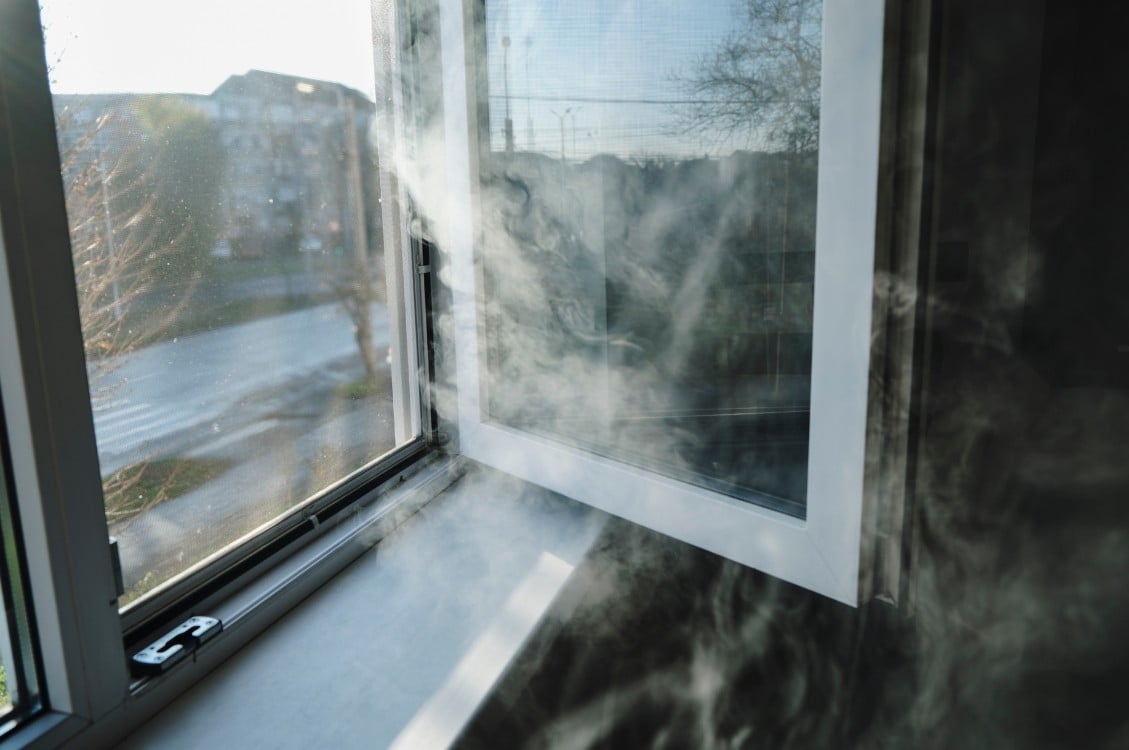 secondhand smoke home