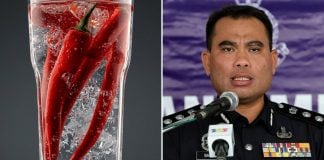 teacher chilli-infused water