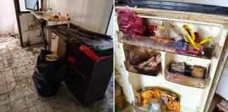 tenant left apartment grimy disarray