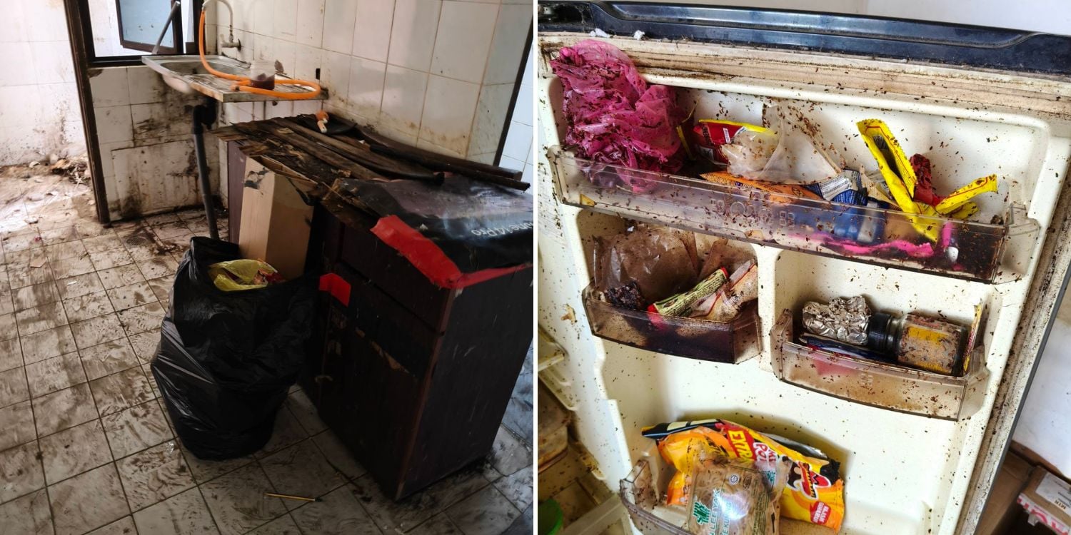 tenant left apartment grimy disarray
