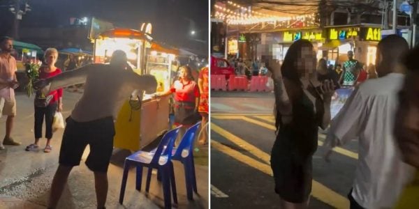 tourists refuse pay meal phuket