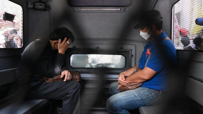 train driver collision drugs arrest