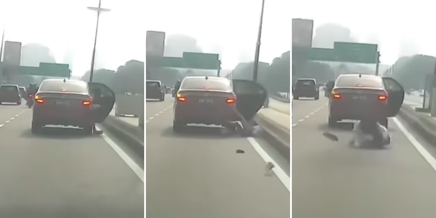 woman jumps off moving phv malaysia