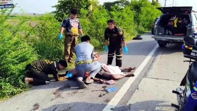 woman stamps husband body cpr
