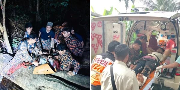 100kg man rescued