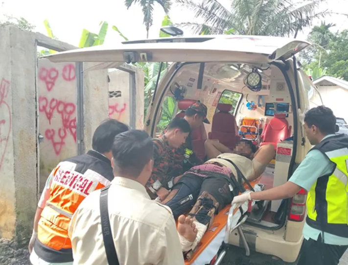 100kg man rescued