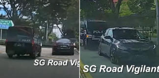 driver cut off police