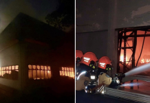 warehouse tuas fire