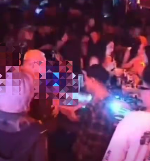 dj slapped head