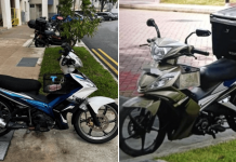 woman arrested motorcycle theft