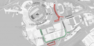 ndp rehearsal road closure