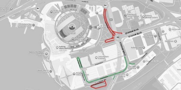 ndp rehearsal road closure