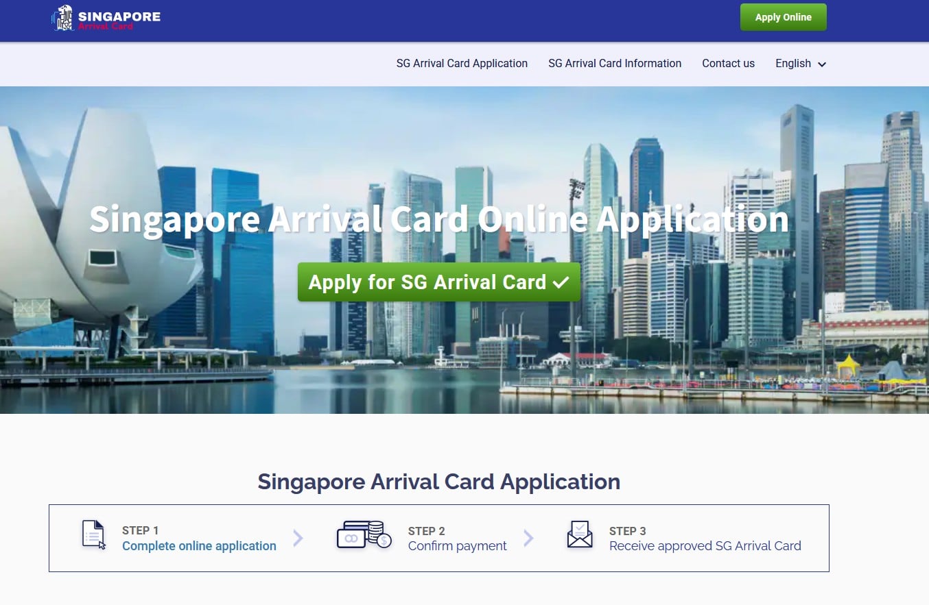 fake ica arrival card