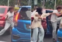 assault car driver turn signals