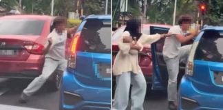 assault car driver turn signals