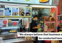 customer overpaid curry puff