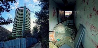 dead body abandoned resort