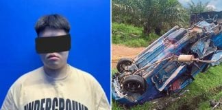 driver collision johor