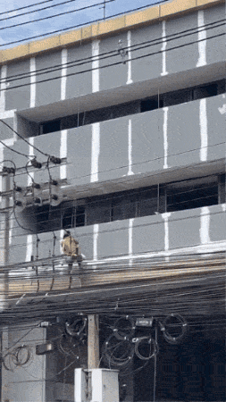 painting worker electrocuted