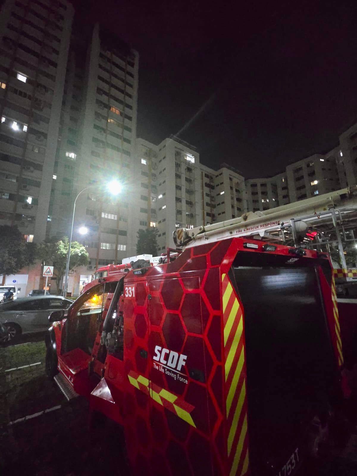 man neighbour fire