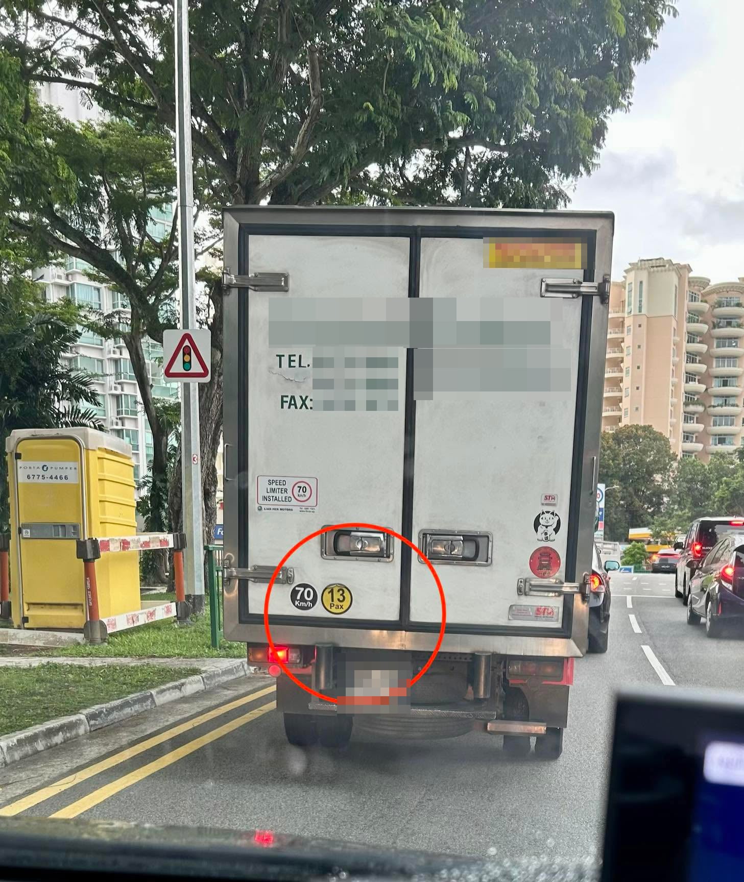 freezer truck passengers
