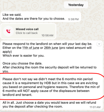landlord pressures tenant move out (5)