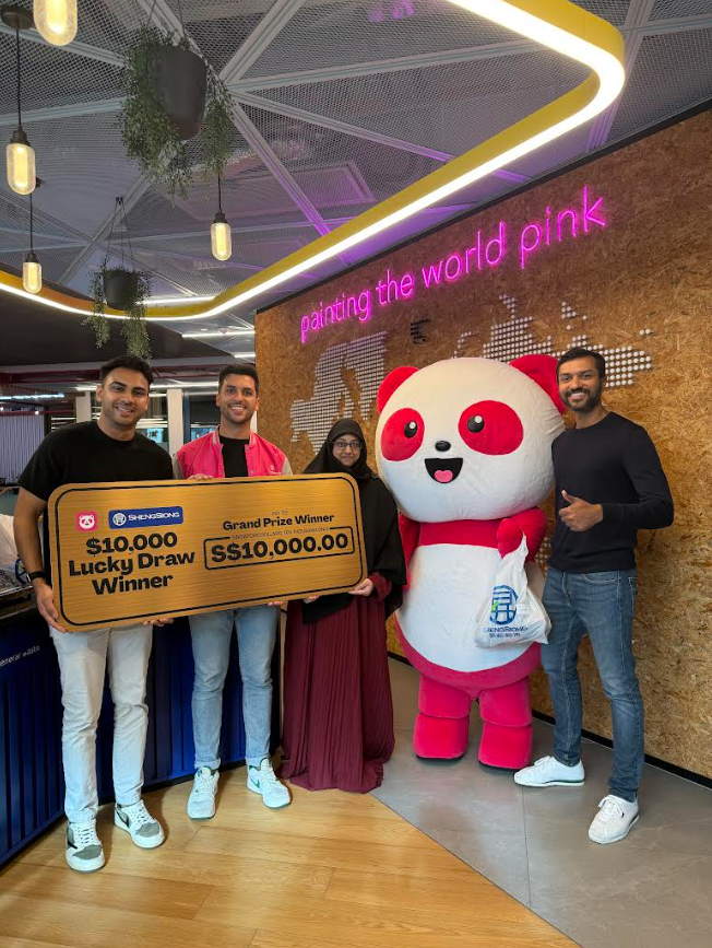 mum wins foodpanda sheng siong