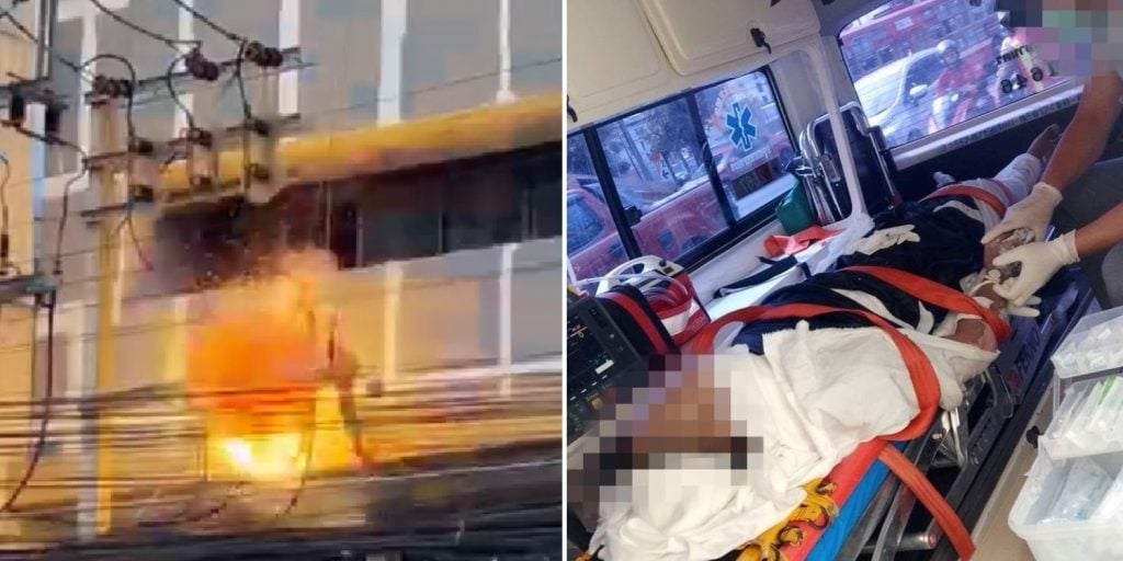painting worker electrocuted