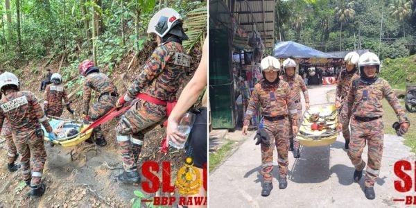 singaporean injured waterfall