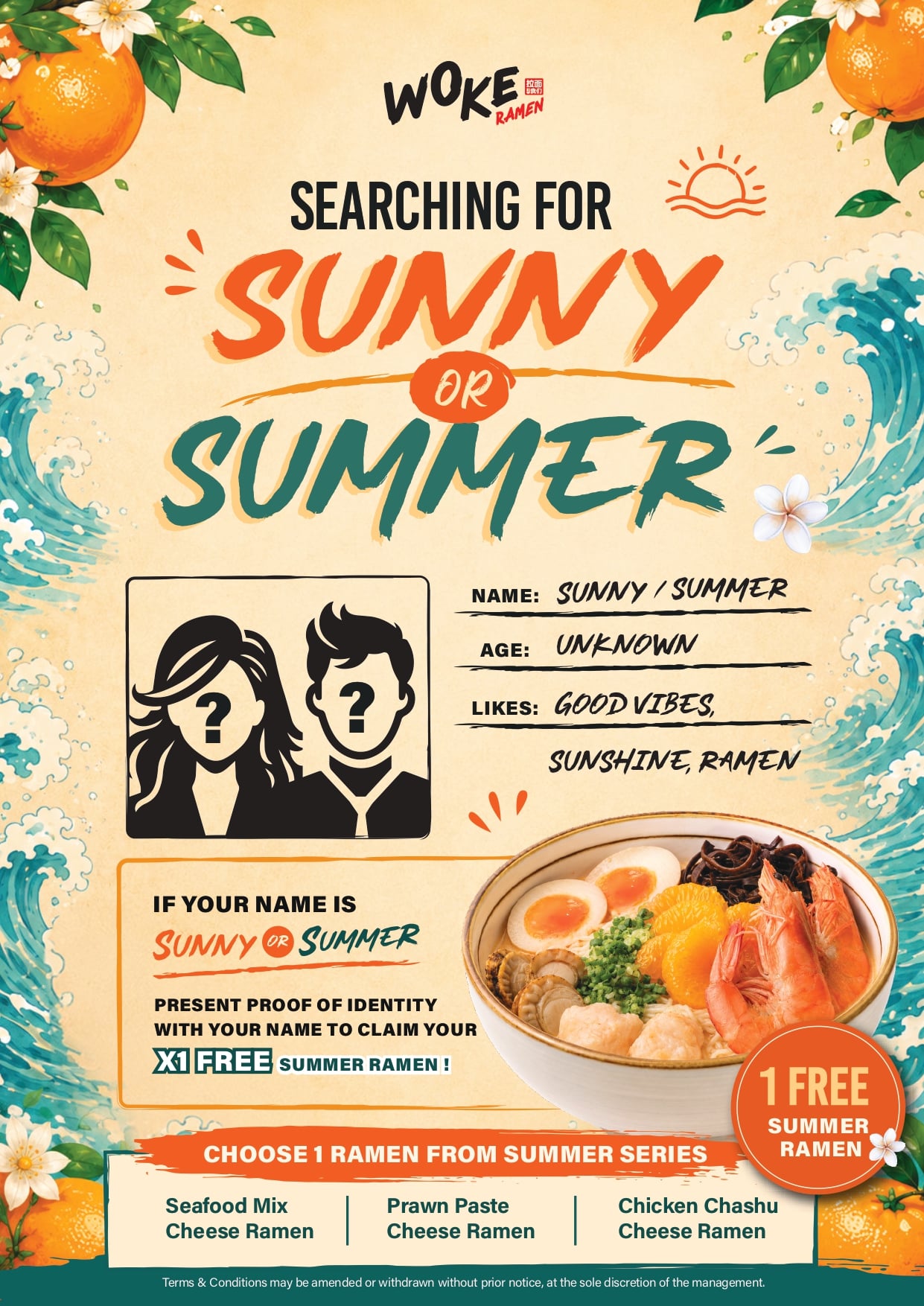 sunny summer woke ramen