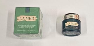 woman facial products