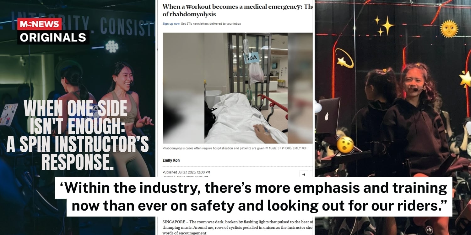 Some Spin instructors criticised a Straits Times article on rhabdomyolysis, saying it portrayed indoor cycling as unnecessarily dangerous.