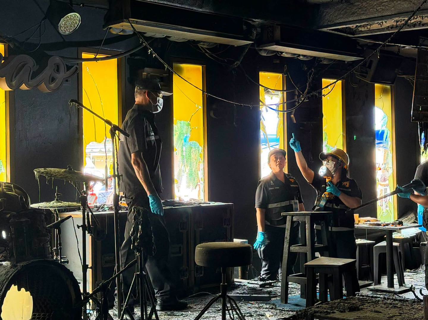 bangkok pub fire
