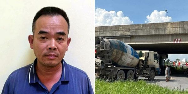 truck driver dragging girl