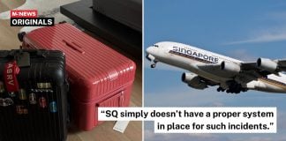 SIA luggage