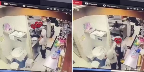 chef slapping intern