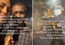man returns tourist debit card