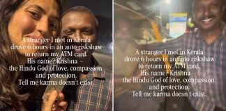 man returns tourist debit card