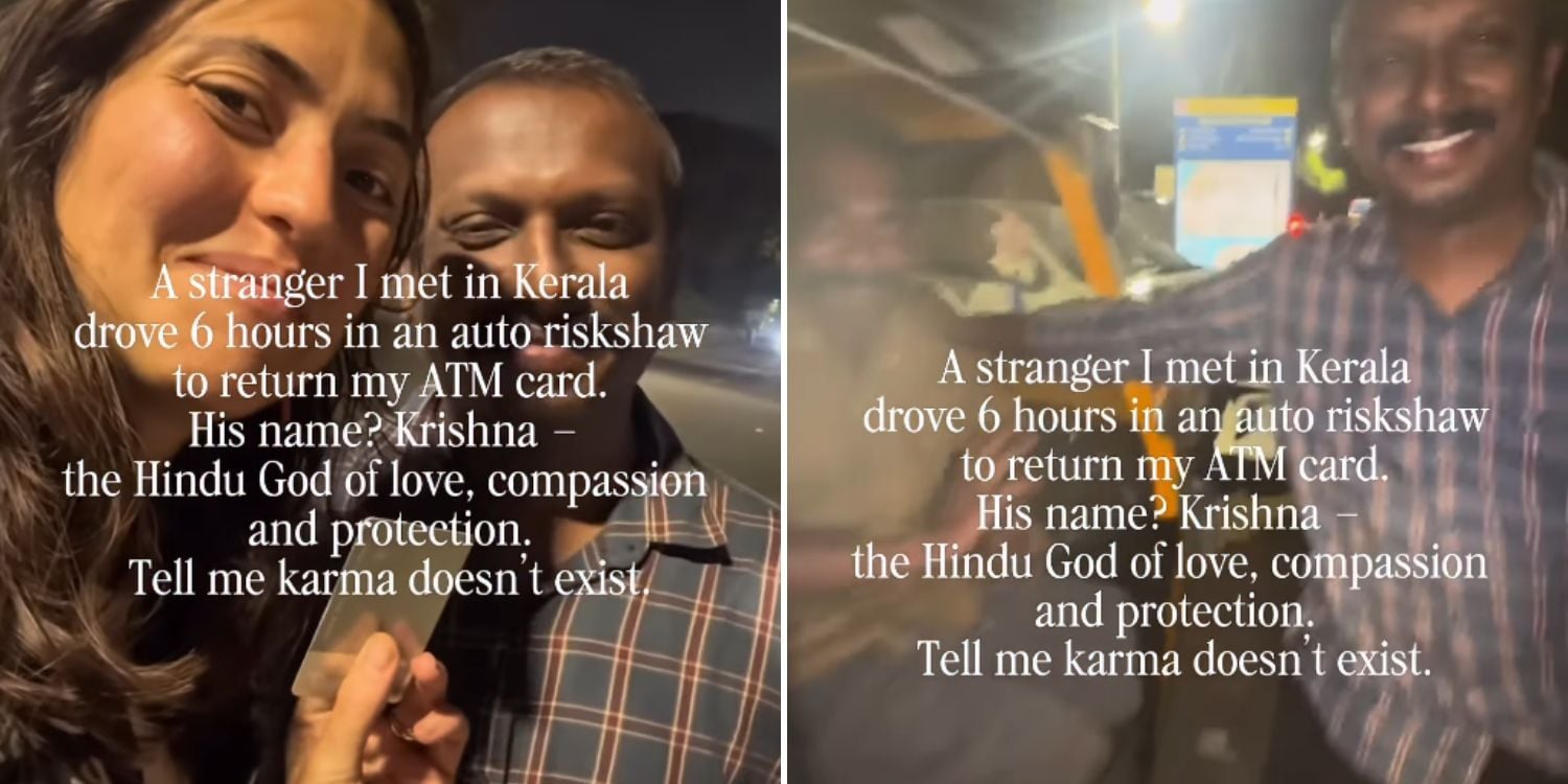 man returns tourist debit card