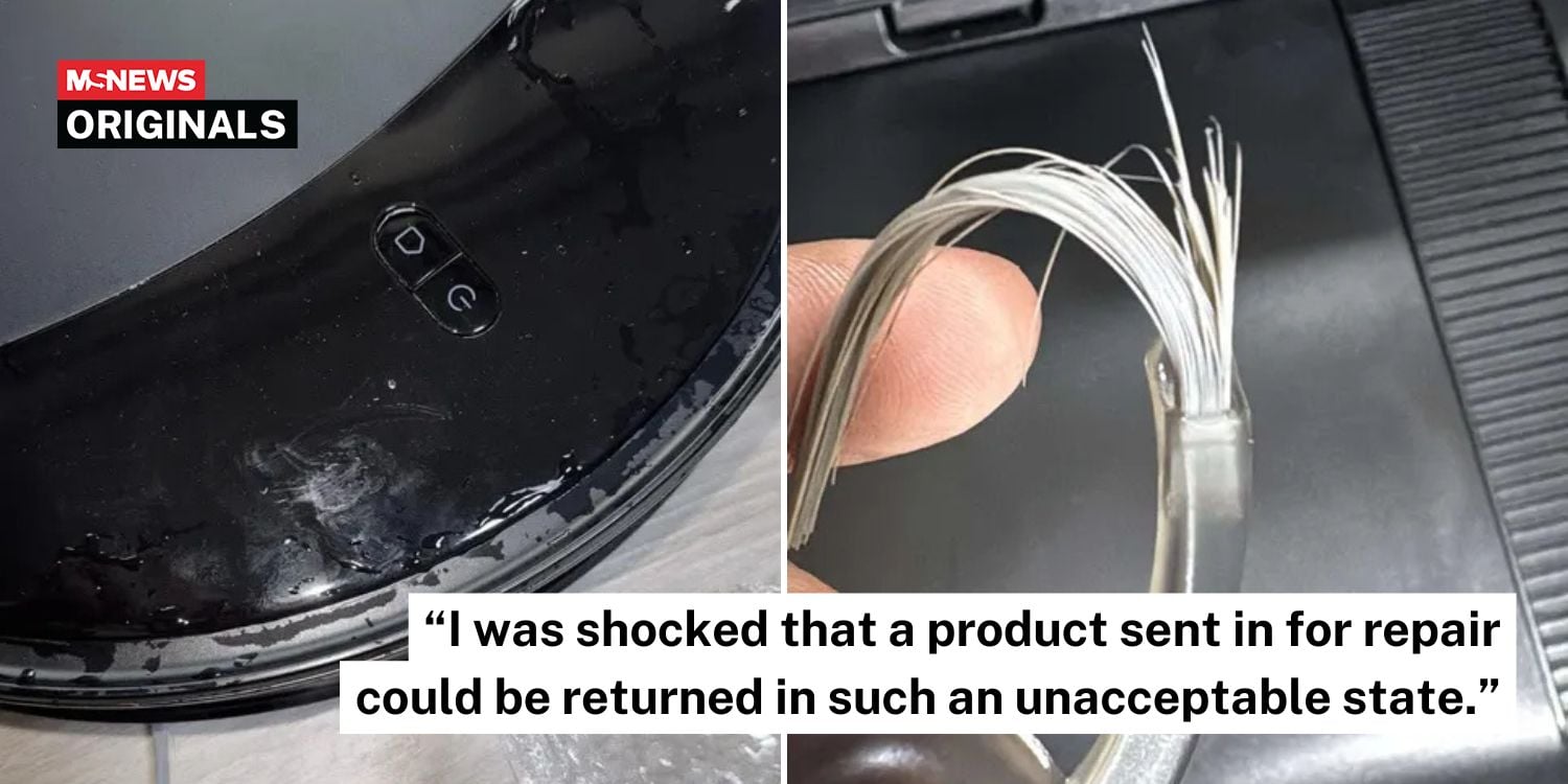 robot vacuum damaged servicing