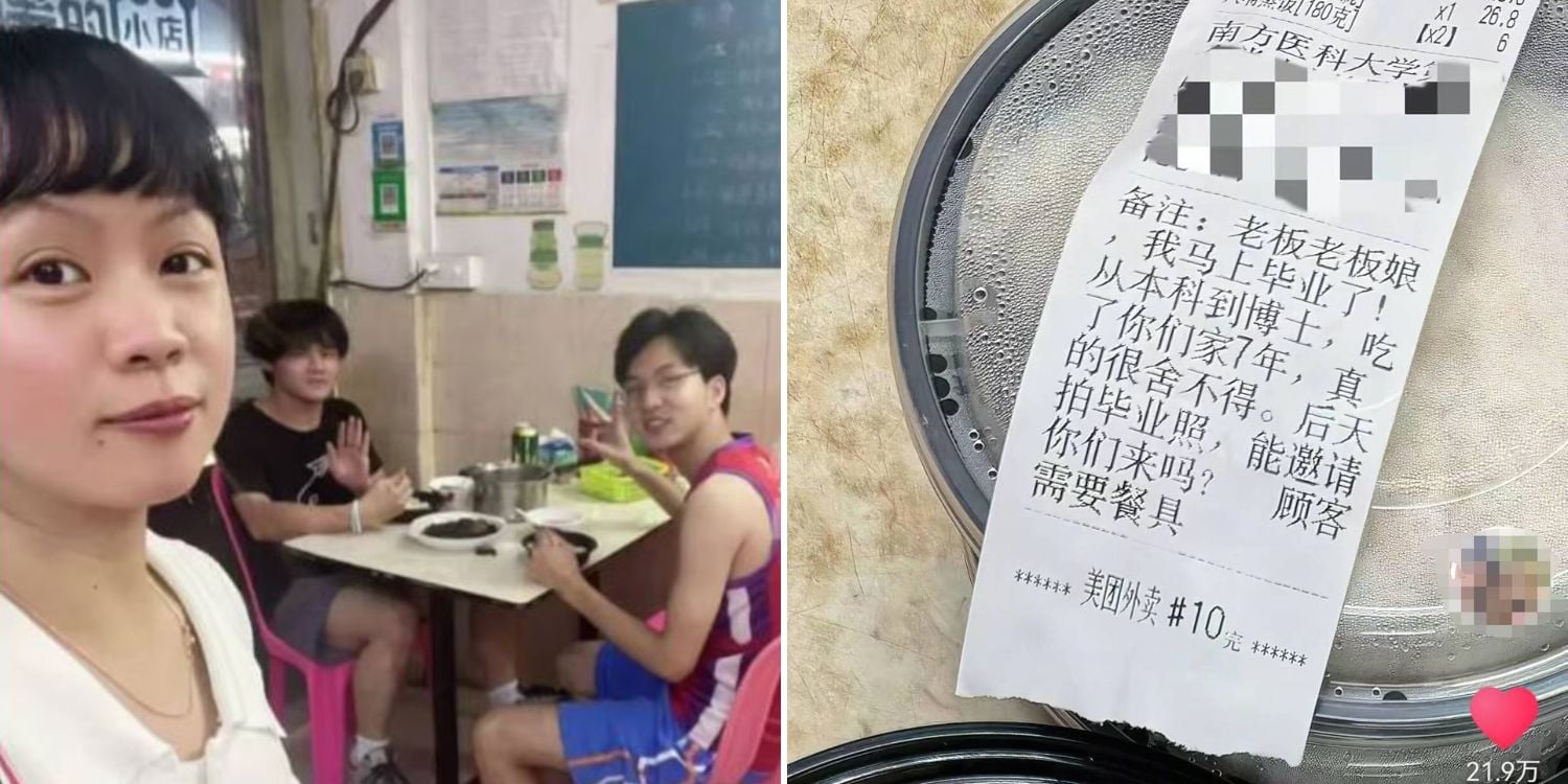 student invites eatery owners graduation