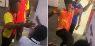 students assaulting classmate