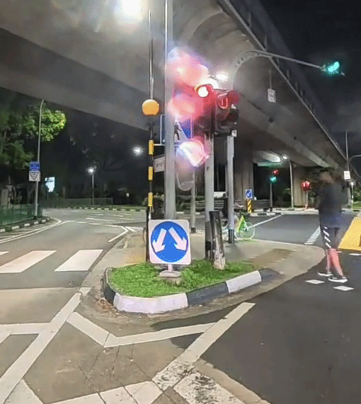 cyclist traffic boon lay