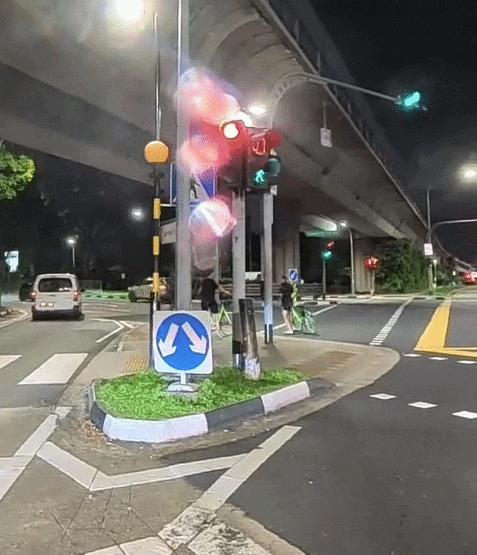 cyclist traffic boon lay