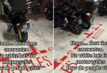 white motorcycle lots
