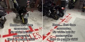 white motorcycle lots