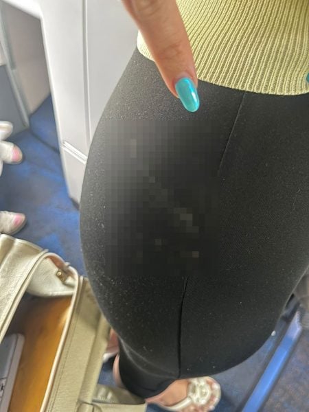 woman molested flight