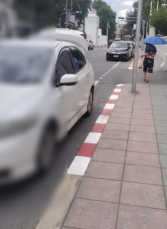driver clamped tyre