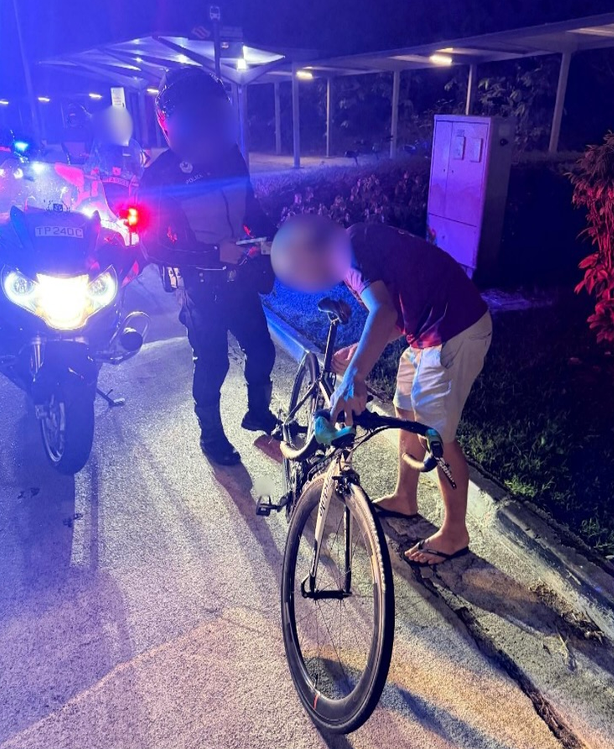 17 cyclists fined