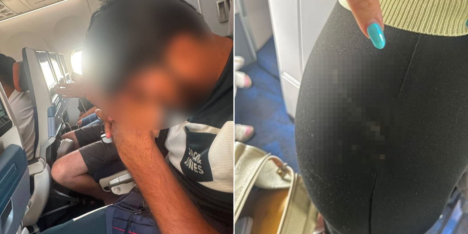 woman molested flight